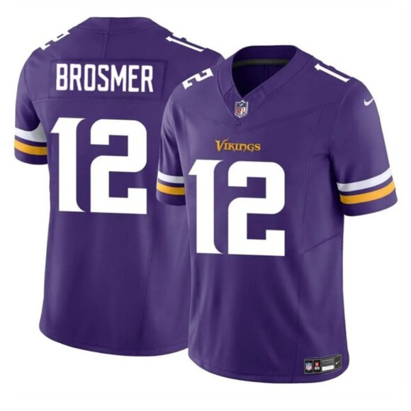 Mens Youths Kids Max Brosmer Purple Vapor Stitched Jersey - Picture 1 of 1